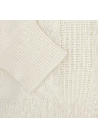 CASHMERE ISLAND | SWEATER PITIGLIANO POLAR WHITE