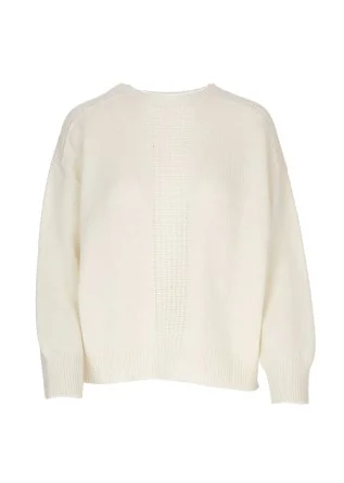 damen pullover cashmere island pitigliano polarweiss