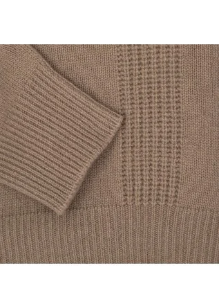 CASHMERE ISLAND | PULLOVER PITIGLIANO TAUPE GRAU