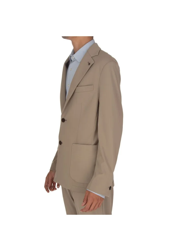 mens jacket distretto 12 technical fabric beige