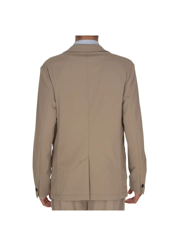 mens jacket distretto 12 technical fabric beige