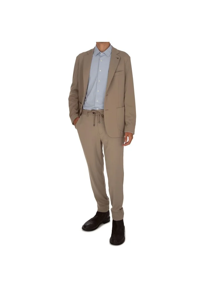 mens jacket distretto 12 technical fabric beige