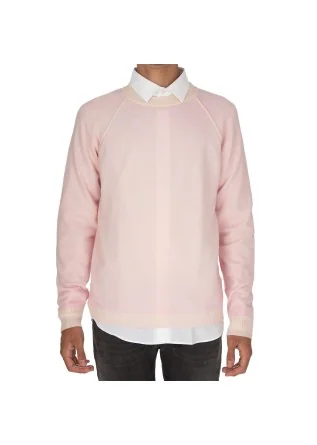 mens sweater daniele fiesoli wool cashmere pastel pink