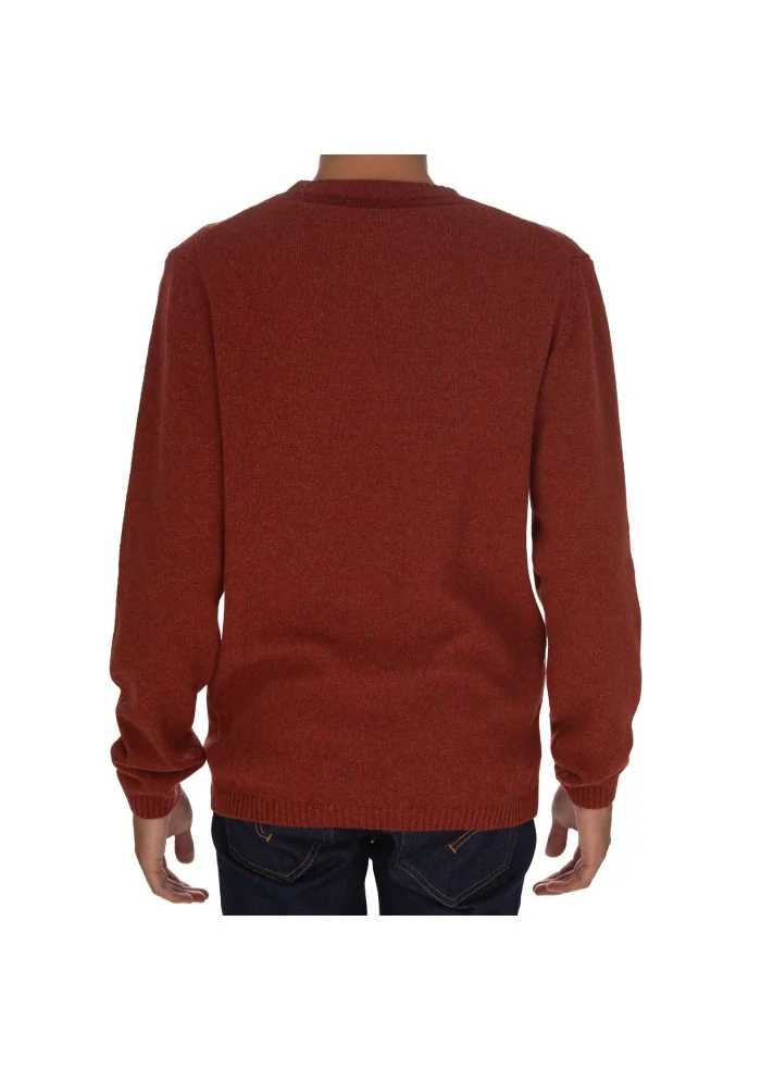 herren pullover daniele fiesoli rundhalsausschnitt rot