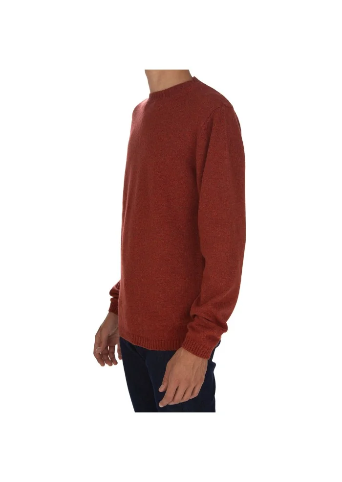 herren pullover daniele fiesoli rundhalsausschnitt rot