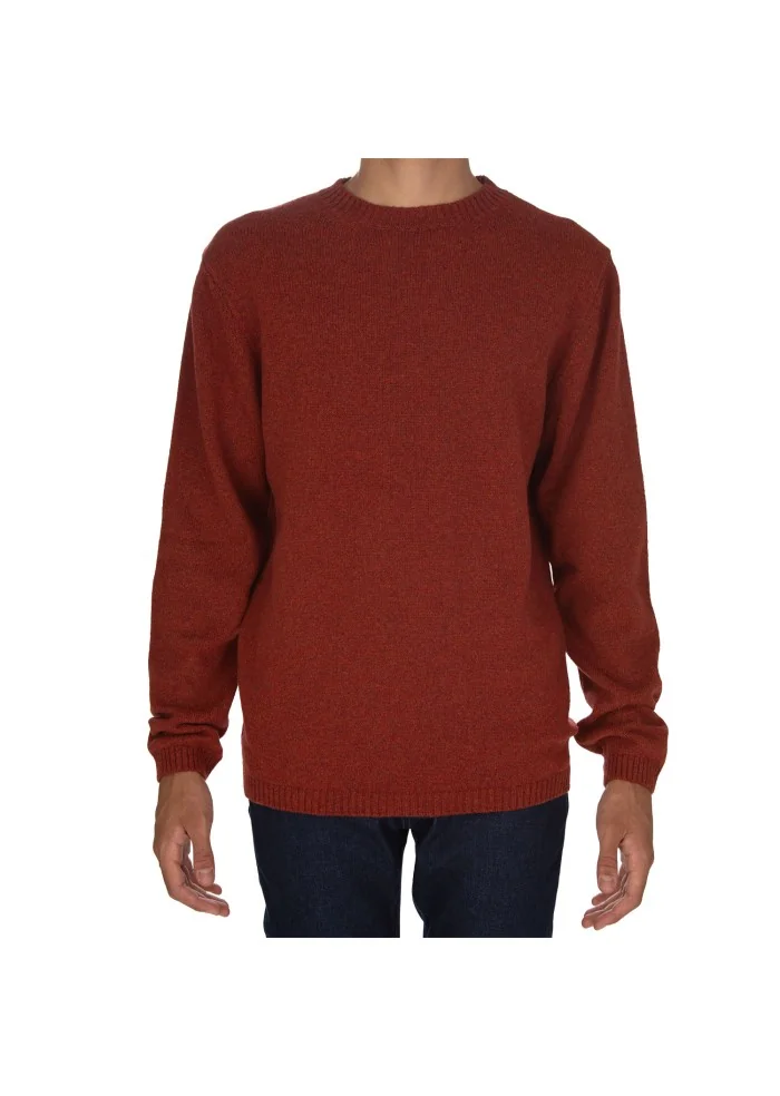 herren pullover daniele fiesoli rundhalsausschnitt rot