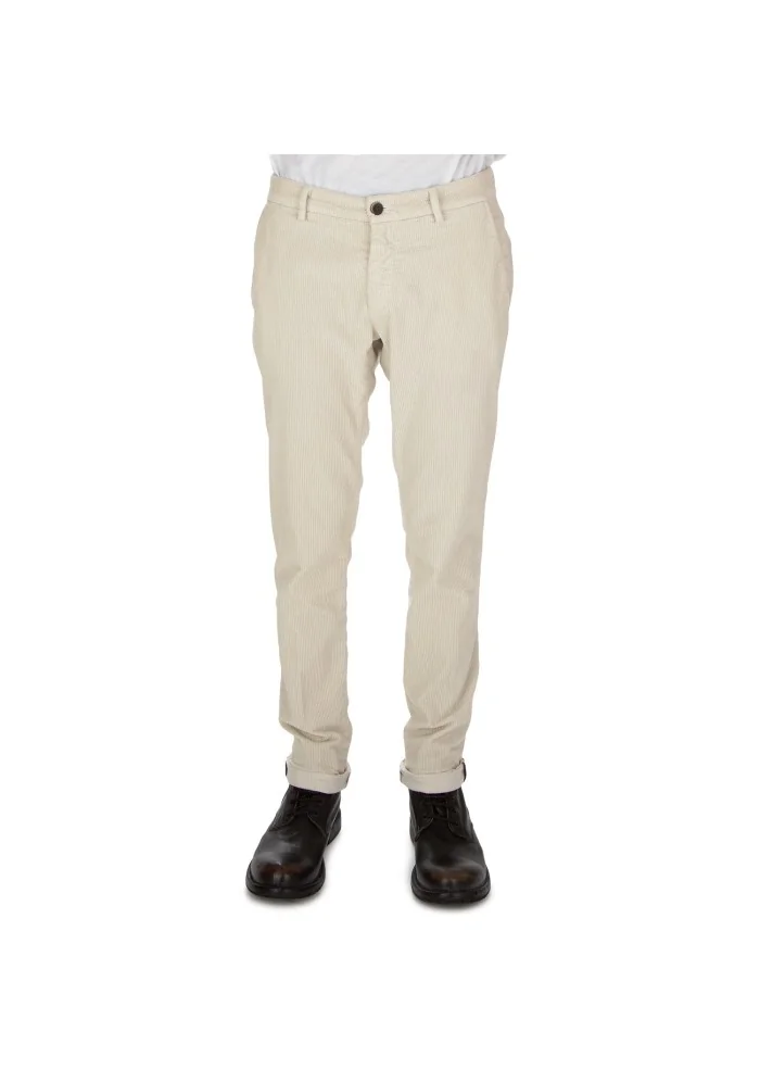 herren hose masons milano style creme weiss