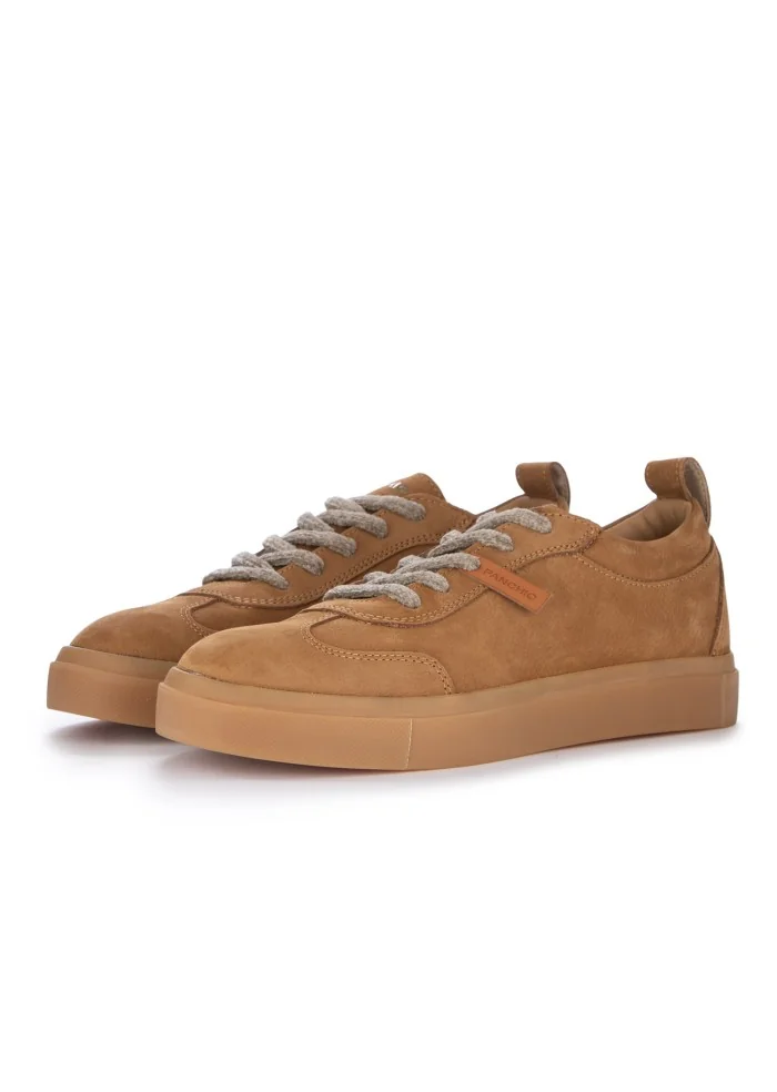 sneakers uomo panchic pelle marrone