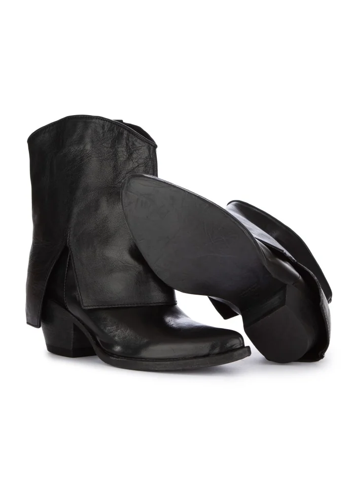 womens cowboy ankle boots keep calif black