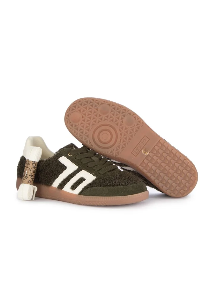 womens sneakers back 70 teddy dark green