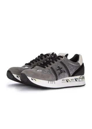 sneakers donna premiata conny grigio nero