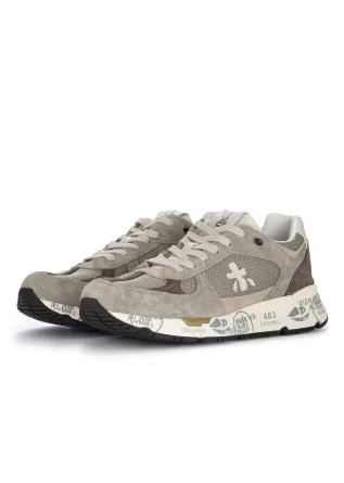 sneakers uomo premiata maze grigio marrone