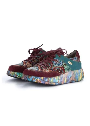 sneakers donna laura vita nikito wine bordeaux multicolor