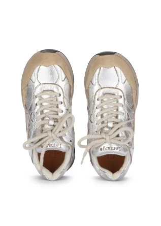 LEMARGO | SNEAKERS LAMINATO SILVER TAUPE