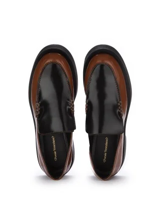 POESIE VENEZIANE | LOAFERS THICK SOLE ABRASIVATO BROWN BLACK