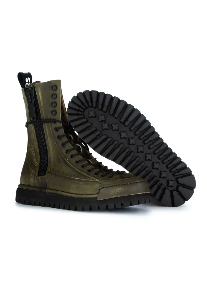 mens boots bng real shoes la para militare dark green