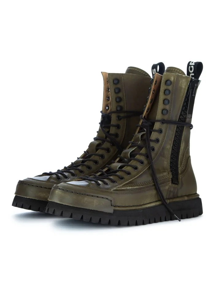 mens boots bng real shoes la para militare dark green