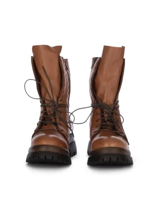 BRANDO | ANKLE BOOTS OIL CUOIO BROWN