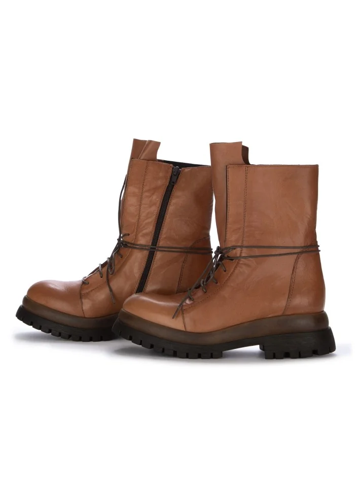 damen stiefeletten brando oil cuoio braun