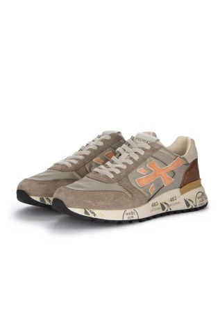 herren sneaker premiata mick beige grau