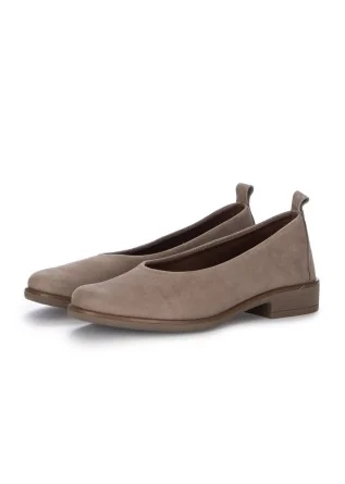 damen ballerinas bueno wildleder taupe