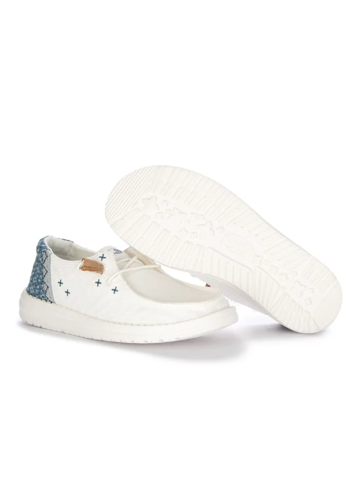 scarpe basse donna hey dude wendy crafted boho bianco