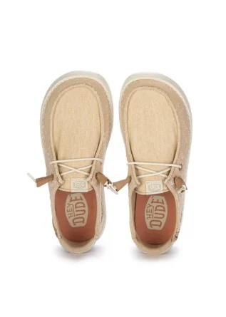 HEY DUDE | FLACHE SCHUHE WENDY CRAFTED BOHO BEIGE