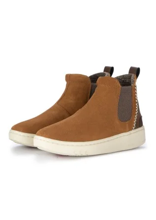 stivaletti woz suede pelle marrone