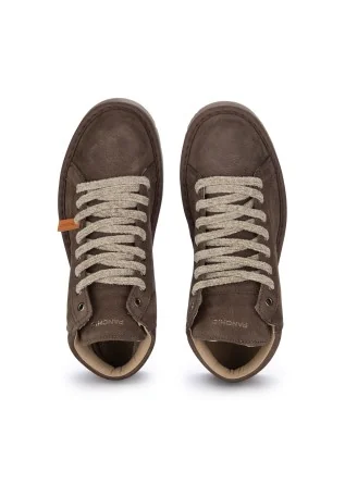 PANCHIC | HIGH SNEAKERS LEATHER BROWN