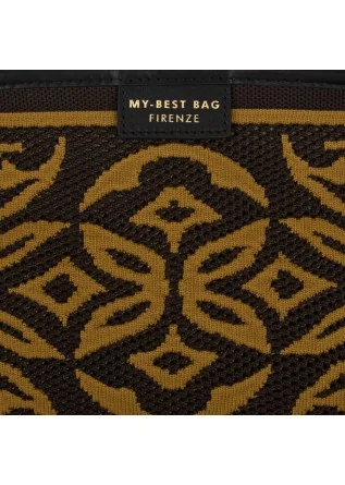 MY BEST BAG | BORSA A TRACOLLA ATENA MARRONE SENAPE