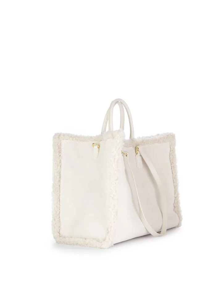 borsa shopper my best bag atena grande bianco