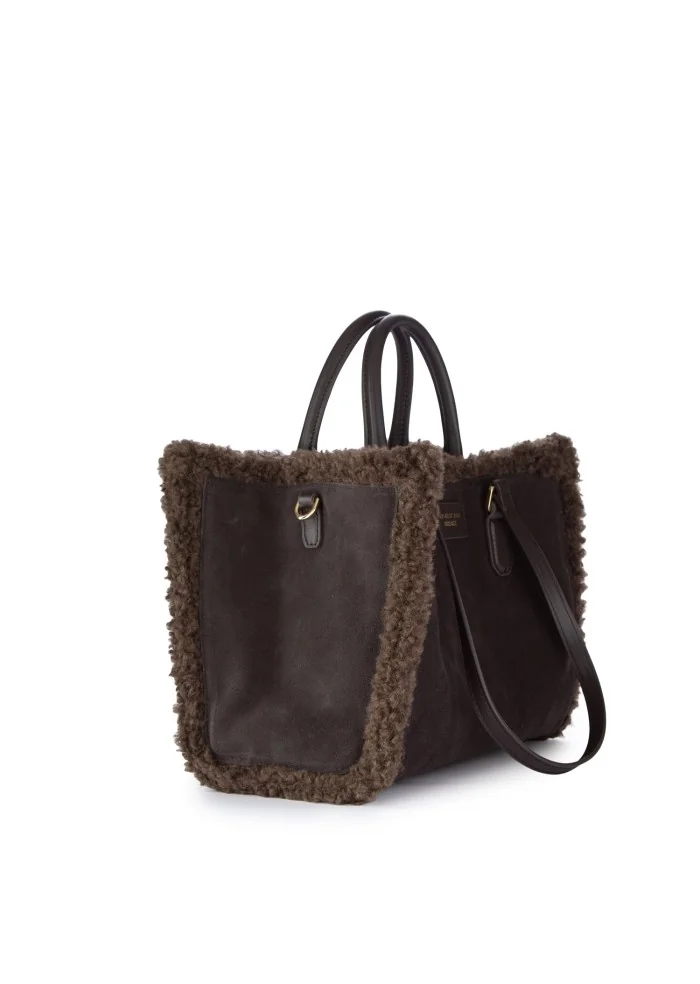 borsa a spalla donna my best bag atena piccola marrone