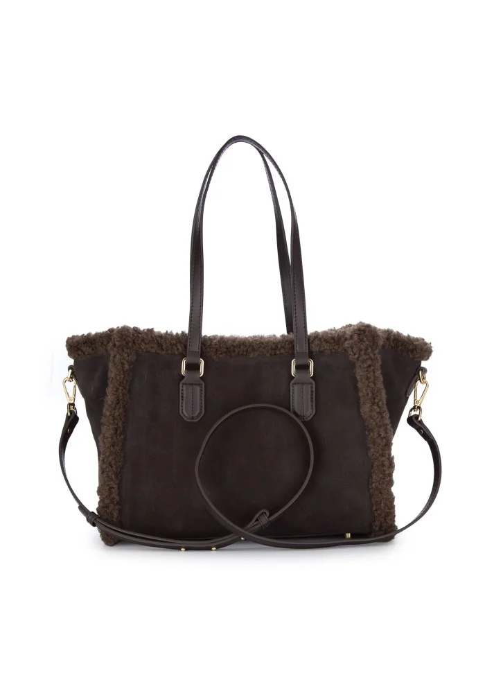 borsa a spalla donna my best bag atena piccola marrone