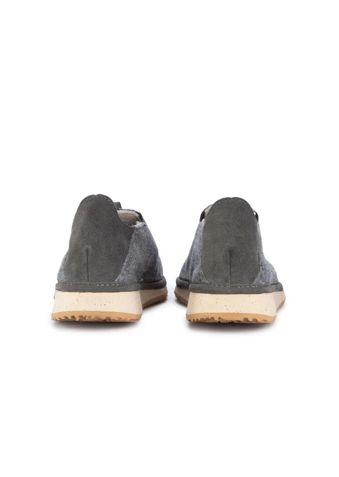 womens slippers flow lowenweiss wool felt grey