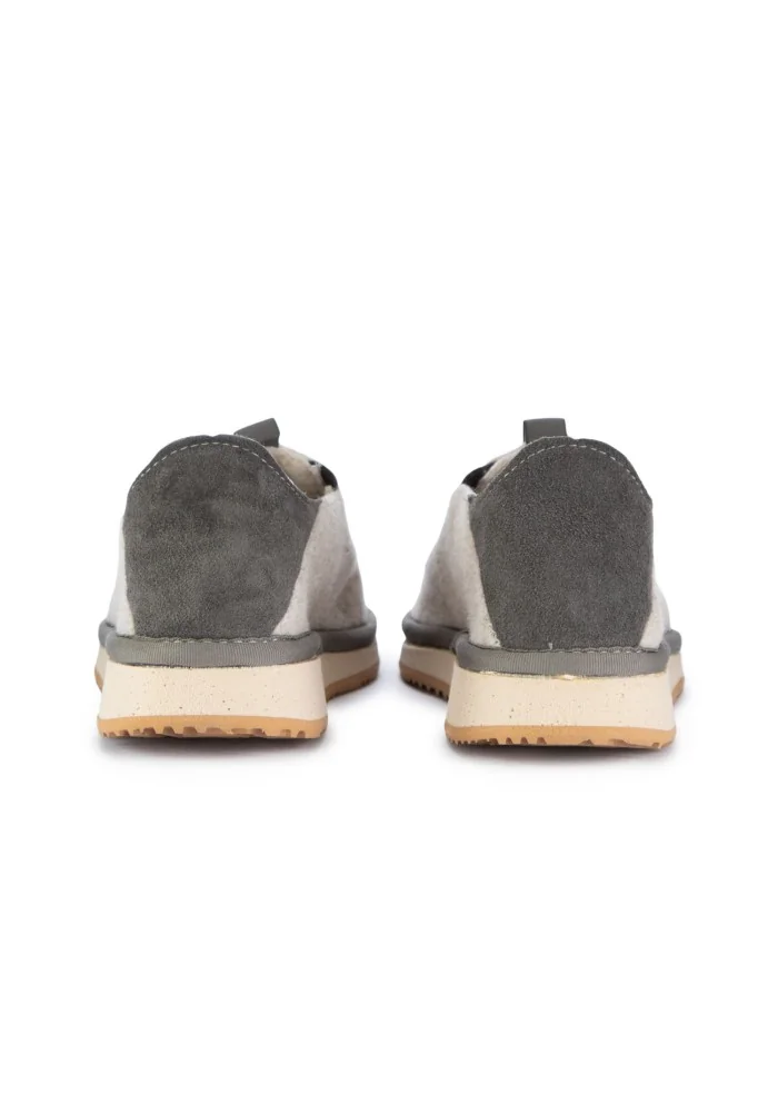 womens slippers flow lowenweiss wool felt beige