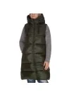 SAVE THE DUCK | GILET LUNGO LUCK19 IRIA VERDE