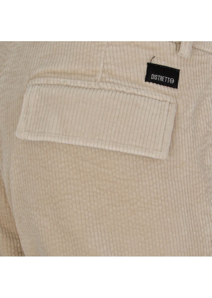 pantaloni uomo distretto 12 york cargo  beige