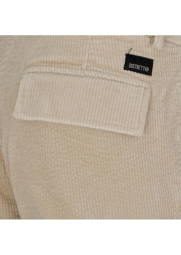 mens trousers distretto 12 york cargo beige