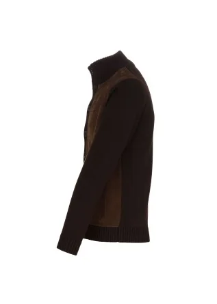 DANIELE FIESOLI | CARDIGAN-JACKE SUEDE BRAUN