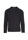 WOOL & CO | SWEATER CREWNECK ANTHRACITE GREY