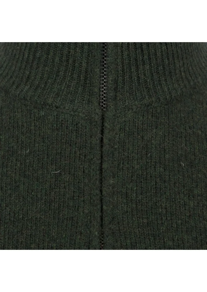 mens sweater wool and co high neck green