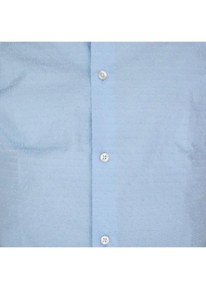 mens shirt liberty rose blake raised texture light blue