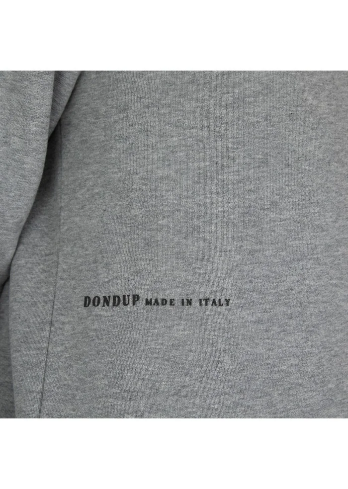 mens sweatshirt dondup crewneck grey