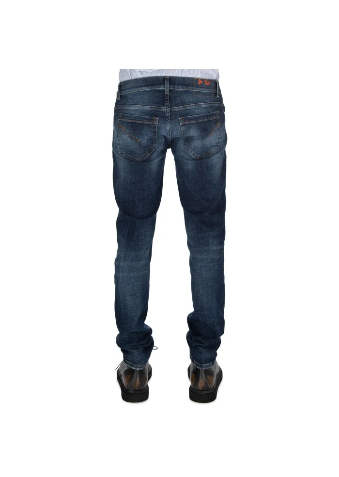 jeans uomo dondup george skinny fit blu scuro