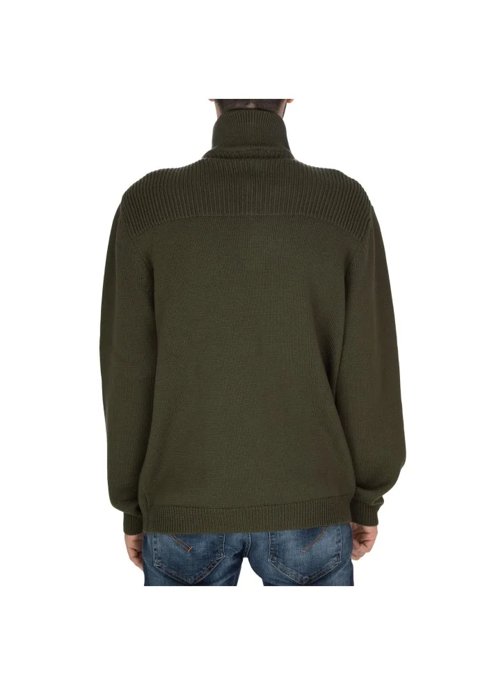 herren pullover daniele fiesoli knopfe grun