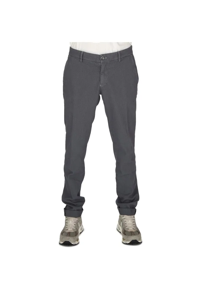 mens trousers masons milano style dark grey