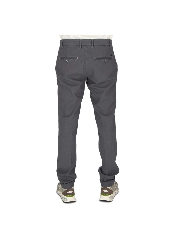 mens trousers masons milano style dark grey