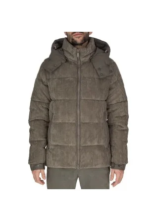 mens down jacket save the duck vely19 albus grey