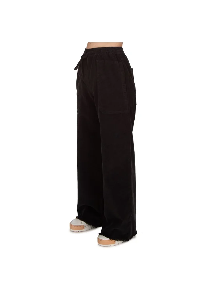 womens trousers noumeno ocncept velvet blue