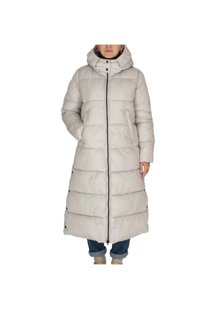 damen daunenjacke save the duck mega19 colette hellgrau